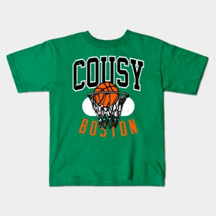 Vintage Boston 80's Basketball Shirt Kids T-Shirt